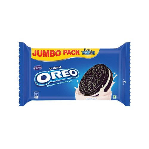 Oreo Cadbury Vanilla Flavour Chocolatey Sandwich Biscuit