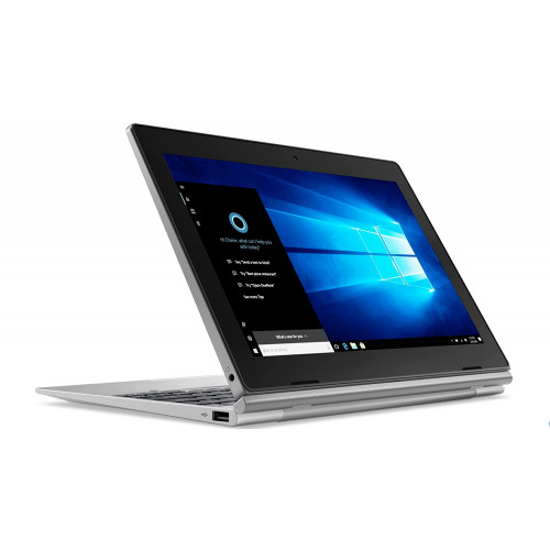 Lenovo IdeaPad D330 Intel Celeron N4020 10.1" (25cm) HD IPS Detachable 2-in-1 Laptop (4GB/128GB eMMC/Windows 10/1 Yr Warranty/Mineral Grey/1.1Kg), 82H0001YIN